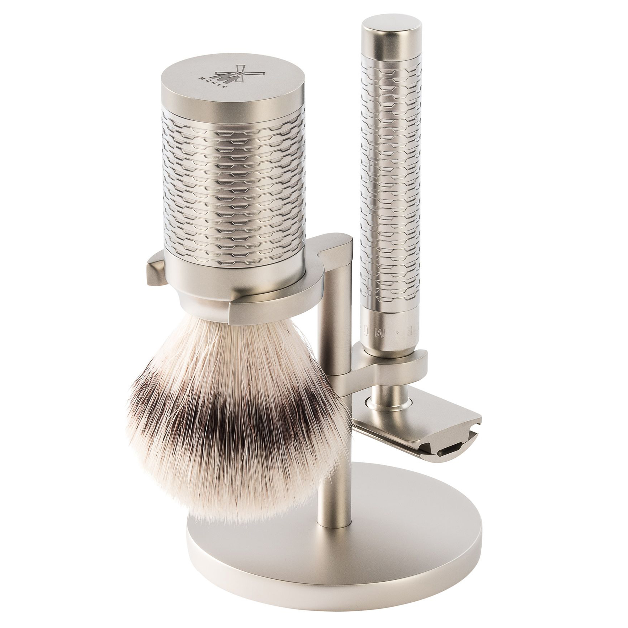 Muhle Rocca Stainless Steel Shaving Set with Synthetic Brush executive shaving.jpeg